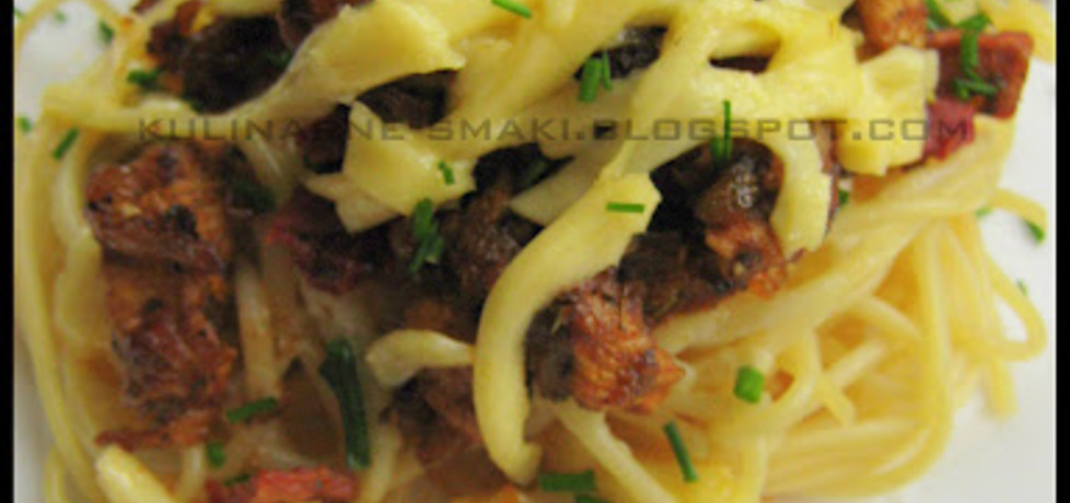 Gniazda z makaronu spaghetti (autor: joanna43)