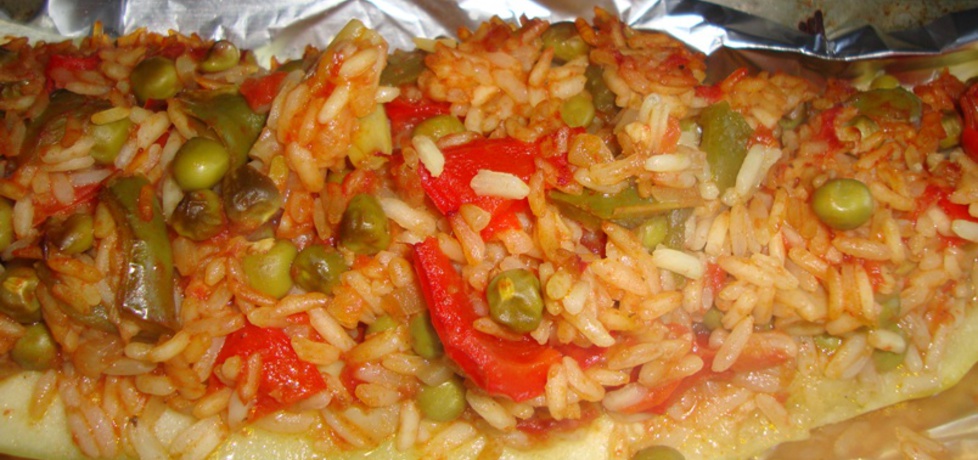 Cukinia nadziewana ryżem z warzywami (autor: bami ...
