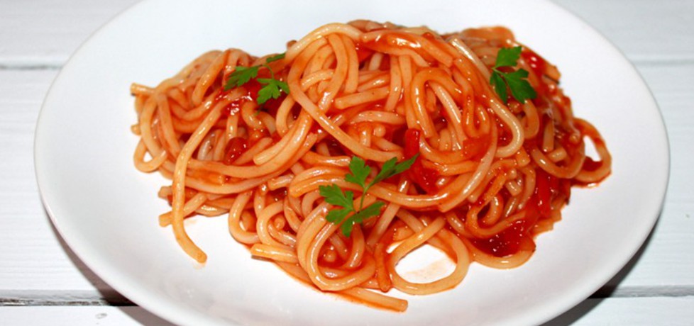 Spaghetti z domowym sosem (autor: smakolykijoanny ...
