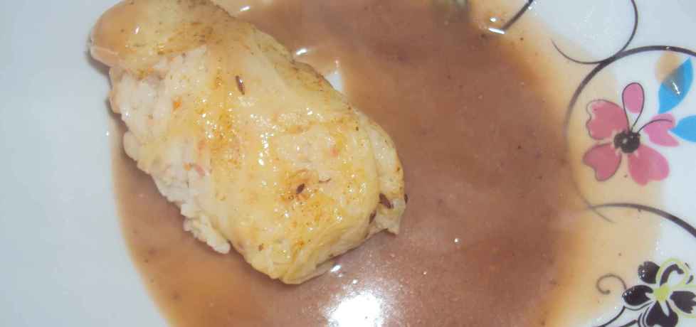 Gołąbki ze szpinakiem mięsem i ryżem (autor: lusi)