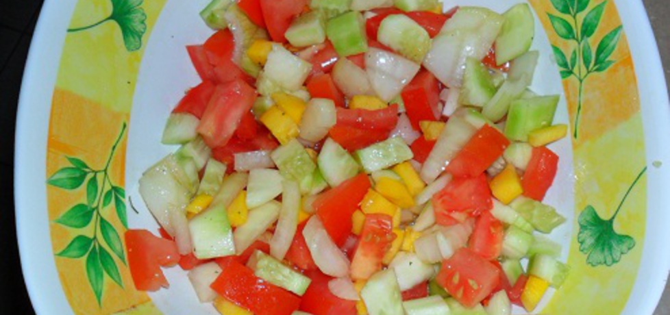 Sałatka z cukinią i pomidorami (autor: motorek)