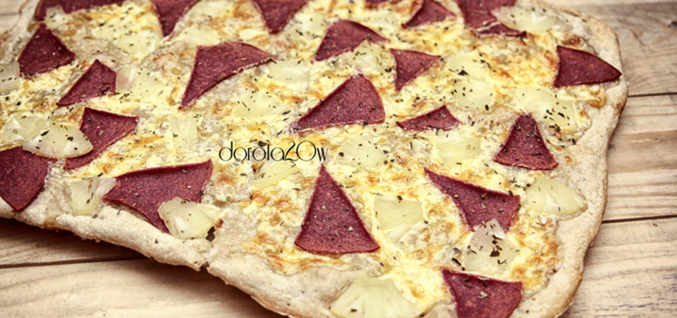 Wegetariańska pizza hawajska (autor: dorota20w)