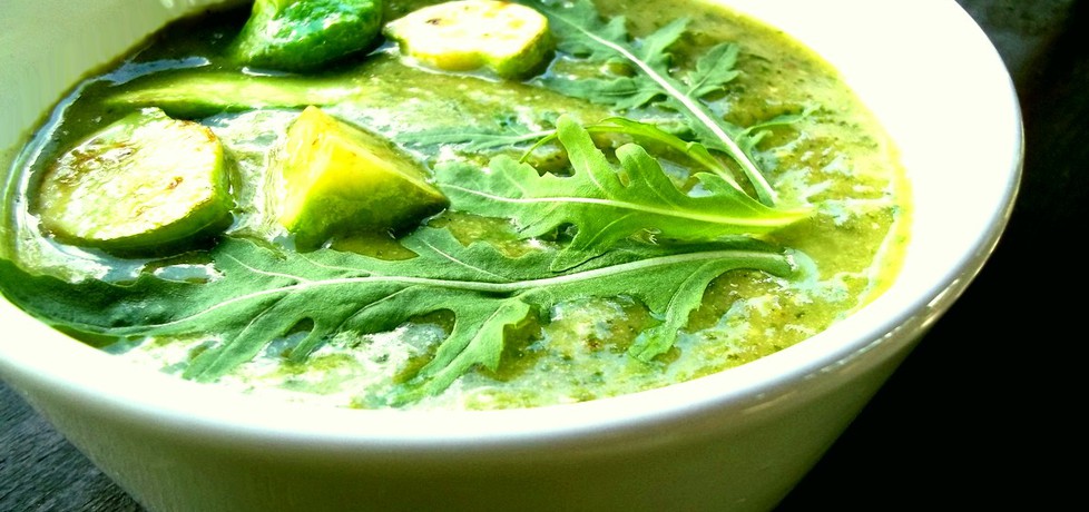 Kremowa zupa z rukoli i cukinii (autor: caralajna)