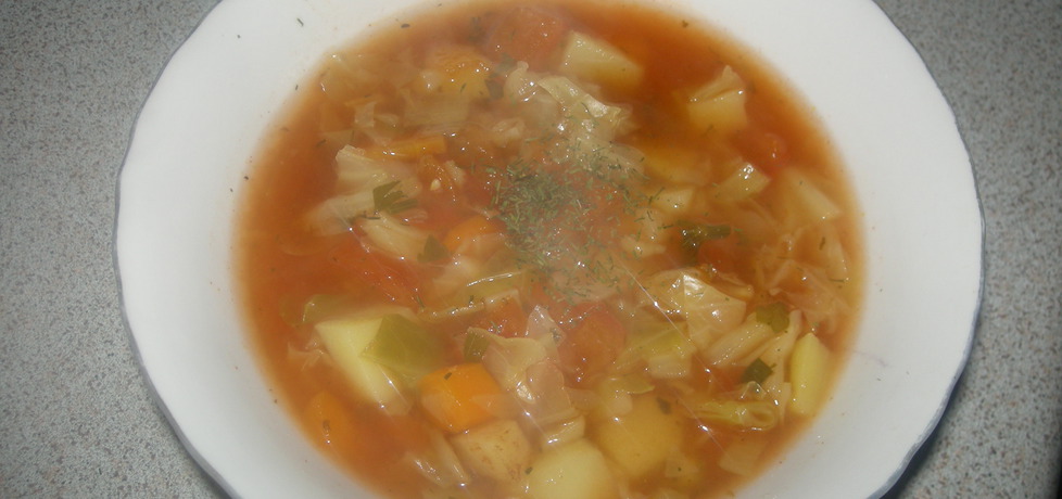 Zupa z młodej kapusty i pomidorów (autor: kate131 ...