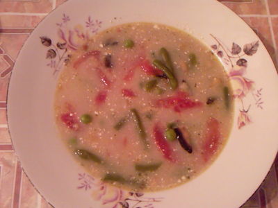 Zupa z fasolki szparagowej opera