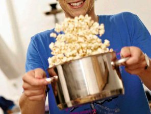Parmezanowy popcorn