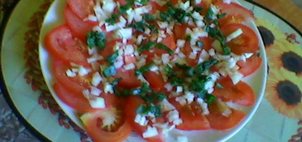 Pomidory z cebulą i szczypiorem (autor: justyna223 ...