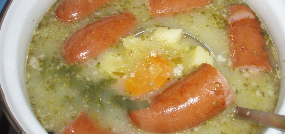 Zupa ogórkowa na kiełbasie regionalnej (autor: gosia18 ...