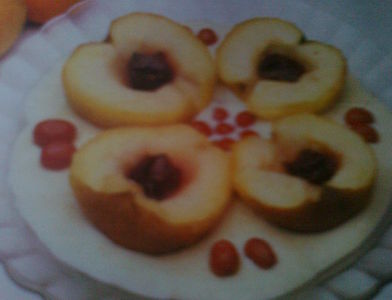 Jabłka w sosie waniliowym