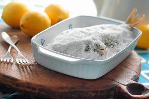 Ryba pieczona w soli  prosty przepis i składniki