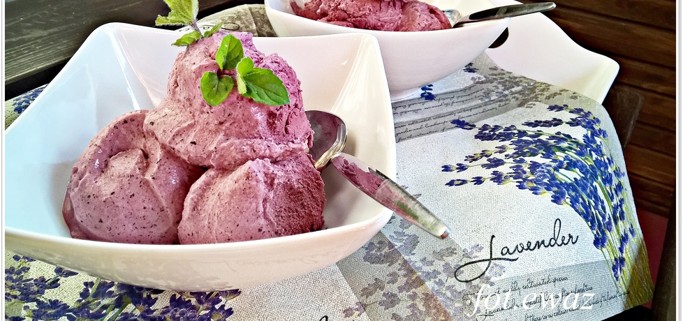 Domowe lody jagodowe zewy (autor: zewa)