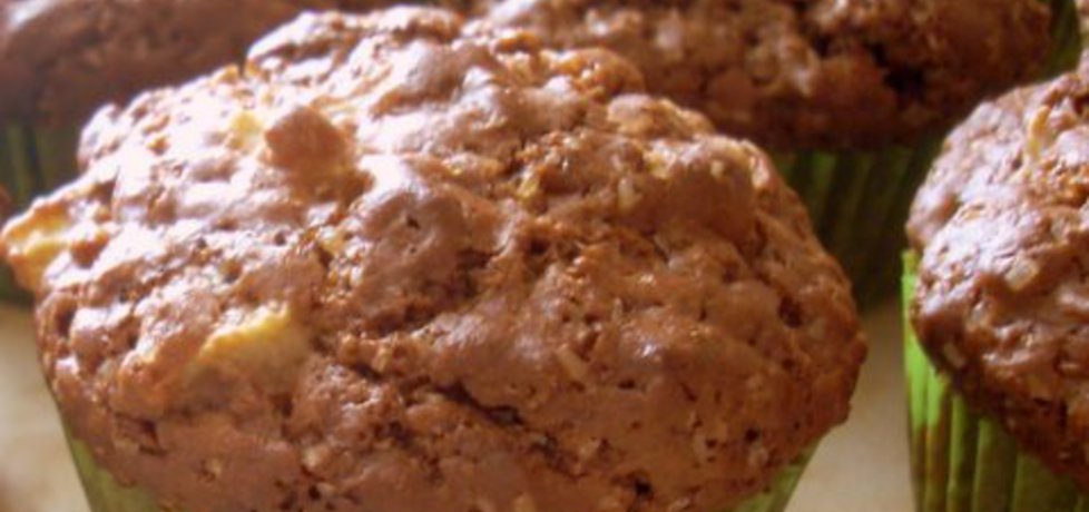 Muffinki  murzynki z gruszką (autor: smacznapyza)