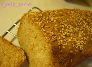 Chleb orkiszowo-pszenny  prosty przepis i składniki