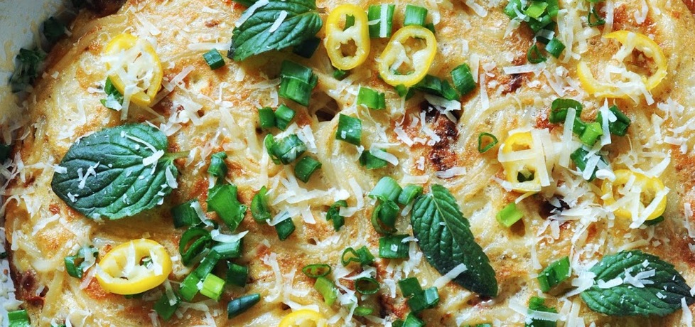 Omlet ze spaghetti i z suszonymi pomidorami (autor: kardamonovy ...