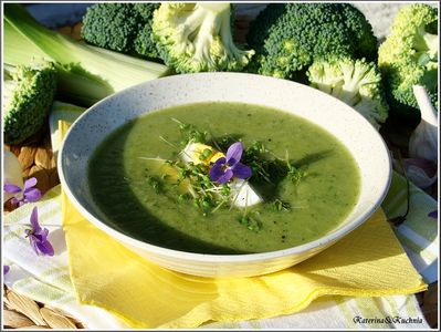 Zupa krem z brokuła i pora