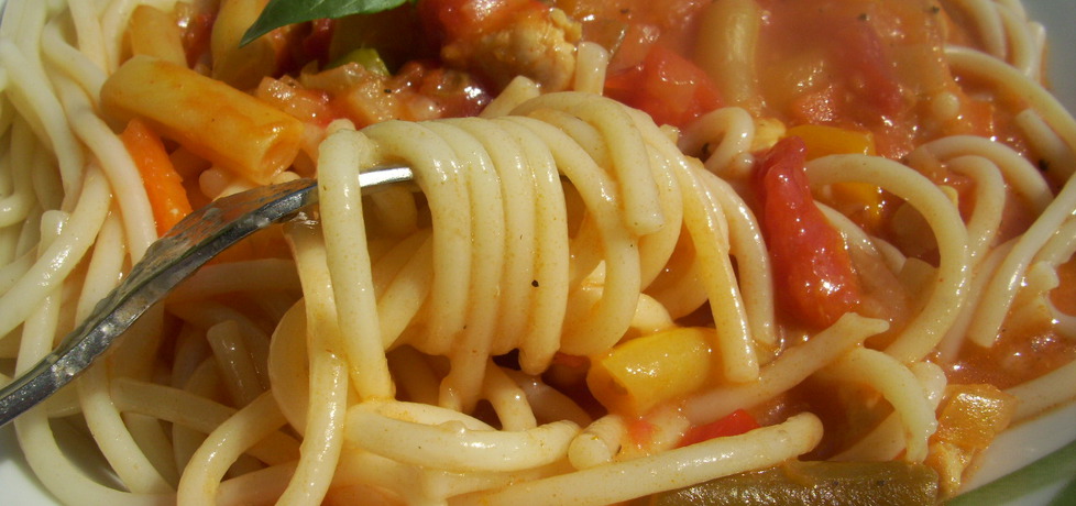 Spaghetti z warzywami (autor: misia53)