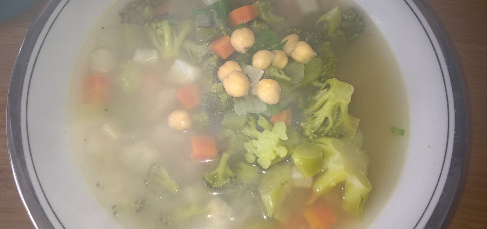 Grecka zupa wegańska z ciecierzycą (autor: kikiriki ...