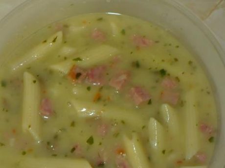 Przepis  sos/danie na bazie zupy pieczarkowej przepis