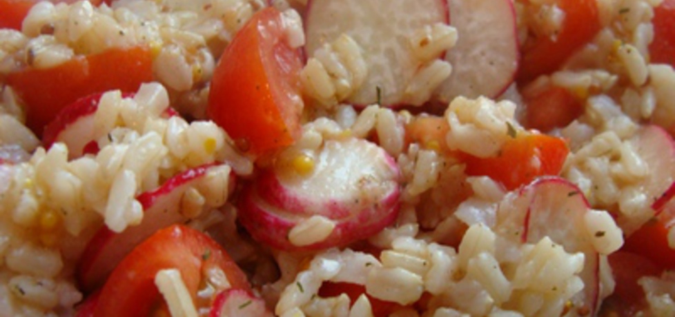 Sałatka z ryżem i pomidorkami cherry (autor: paulina2157 ...