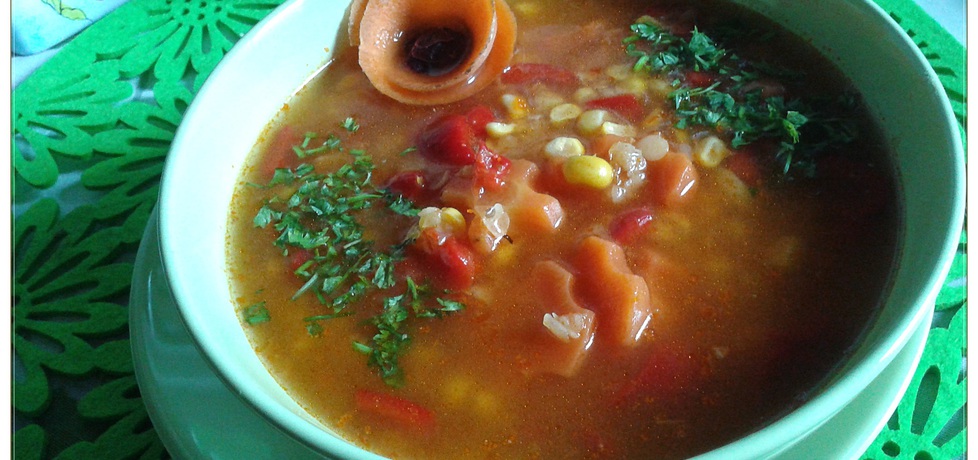Zupa z soczewicą i kukurydzą (autor: monikat83)