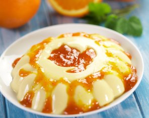 Jogurtowo-pomarańczowa panna cotta