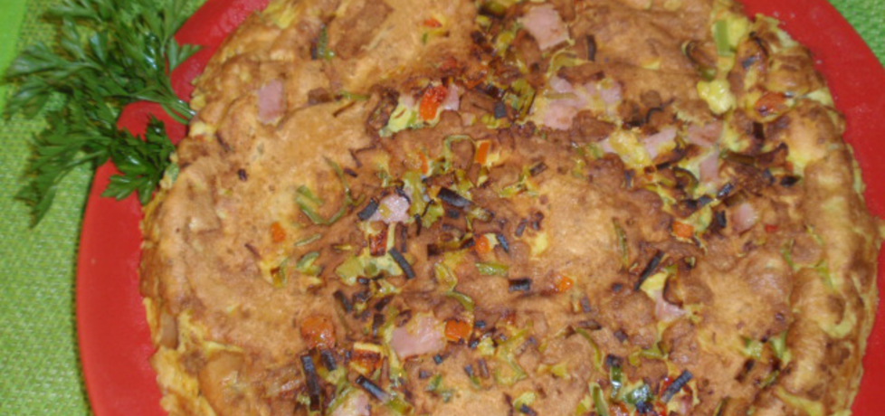 Omlet z szynką i orzechami (autor: gosia56)