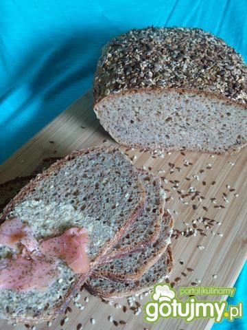 Przepis  chleb pszenno-orkiszowy z ziarnami przepis