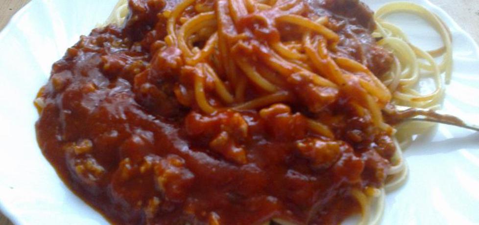 Spaghetti z sosem bolońskim (autor: smakosz1988 ...