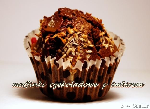 Muffinki czekoladowe z imbirem