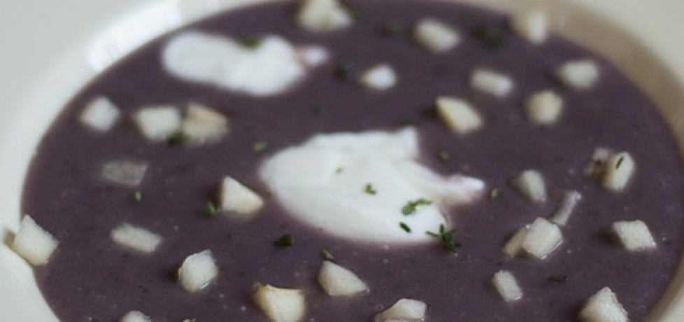 Fioletowa zupa z ziemniaków (autor: bernadettap)