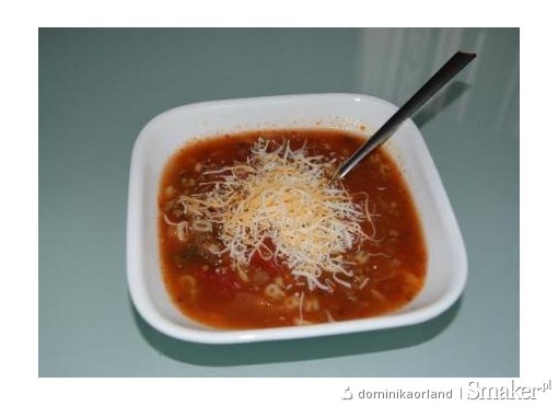 Wloska zupa pasta e fagioli