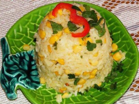 Przepis  ryż imbirowy z kukurydzą : przepis