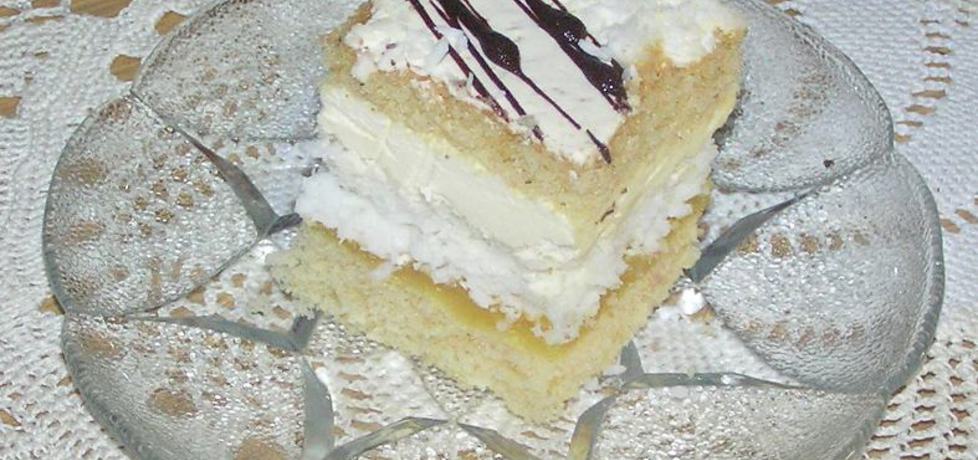 Ciasto biszkoptowe z wkładką kokosową (autor: magdalenamadija ...
