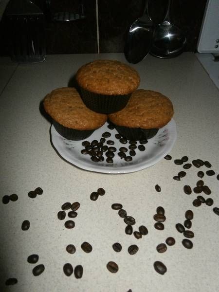Przepis  kawowe muffinki z chałwą przepis