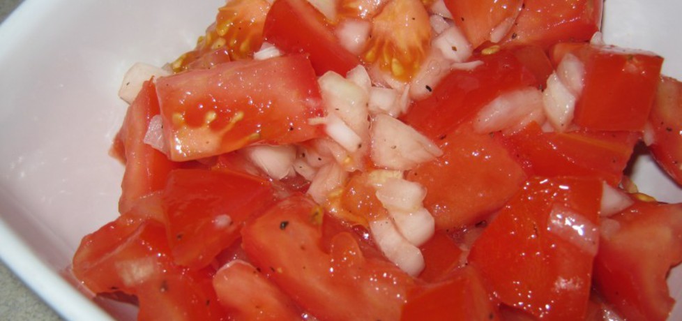Szybka przekąska z pomidorów. (autor: anula250)