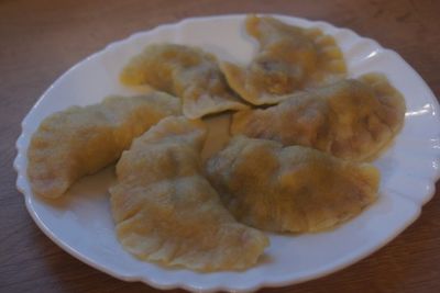 Pierogi z wiśniami