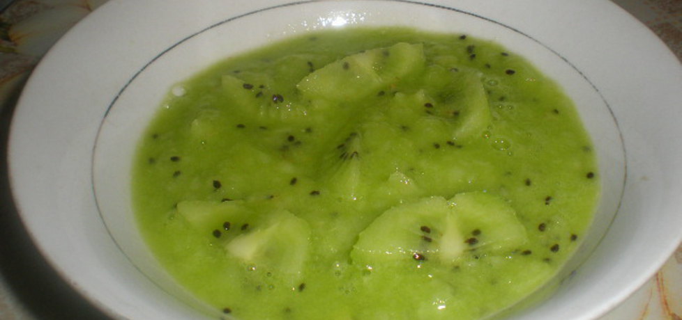 Zielony deser z kiwi i banana (autor: ilonaalbertos)