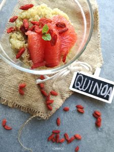 Quinoa kokosowa z jagodami goji