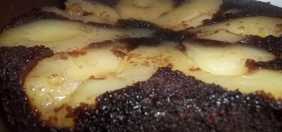 Odwrócone ciasto czekoladowe z gruszkami (autor: beatris ...