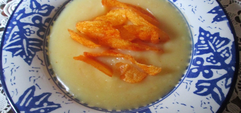 Kremowa zupa ziemniaczana z chipsami (autor: katarzyna40 ...