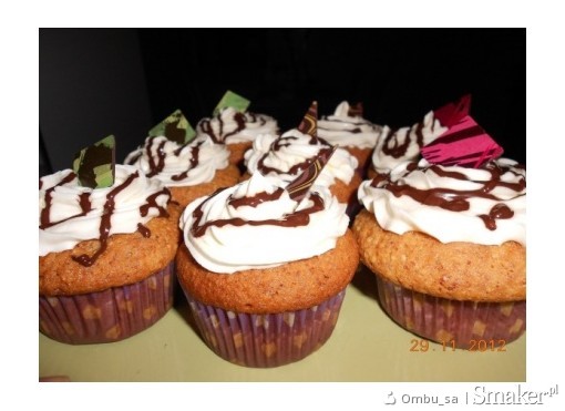 Marcepanowe cupcakes