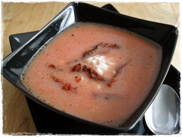 Przepis  zupa pomidorowa na kurczaku przepis