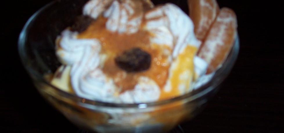 Deser lodowy z mandarynkami (autor: symiki)