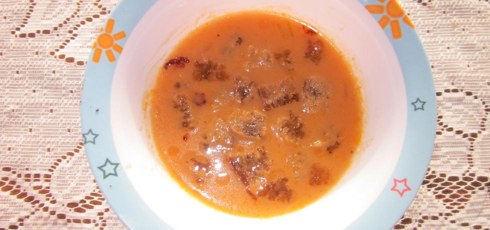 Zupa ogonowa z grzankami (autor: halina17)