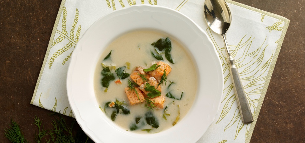 Zupa wiosenna z łososiem (autor: doradca-smaku)