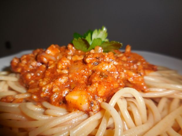 Przepis  spaghetti z makaronem razowym przepis