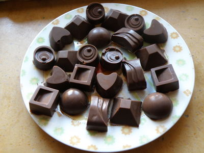 Czekoladki z kremem czekoladowym