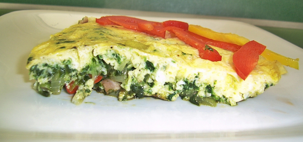 Szpinakowy omlet z warzywami (autor: ania84)