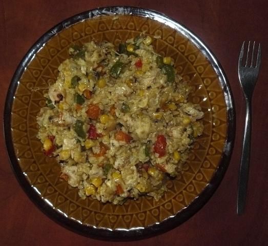 Ryż z warzywami i kurczakiem  sposób przygotowania