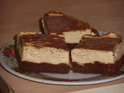 Ciasto czekoladowo – kajmakowe